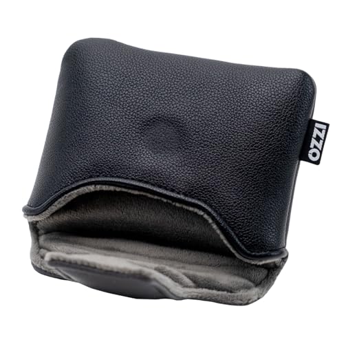 Golf Putter Headcover Mallet Gray Black Durable Magnetic Plush Fit