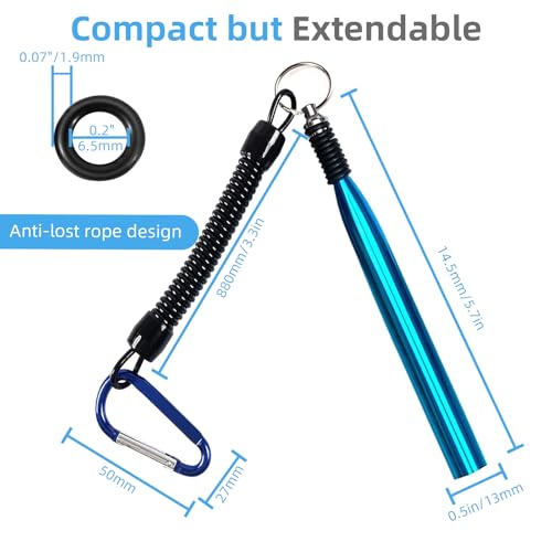 Wacky Rig Tool Kit for Bass Fishing - Aluminum Wacky Worm Tool + 310 O-Rings