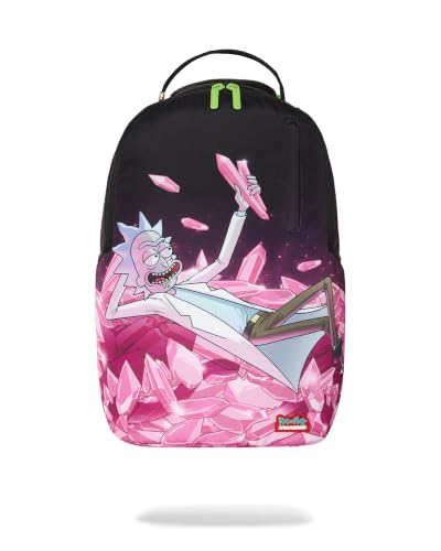 Sprayground Rick and Morty Kalaxian Crystal Shark Backpack - 18 inch Polyester