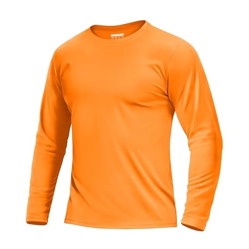 Boladeci Men's UPF 80+ Sun Shirts Long Sleeve Lightweight UV Protection SPF Shirts Rash Guard Swim T-Shirts