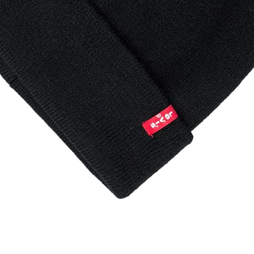 Levi's Men's All-Season Hero Beanie Soft Knit Cuffed Winter Hat, Warm & Comfortable Everyday Style