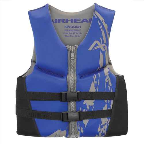 Airhead Swoosh Kwik-Dry Neolite Life Jacket, US Coast Goard Approved Type III Life Jacket, Adult and Youth Sizes