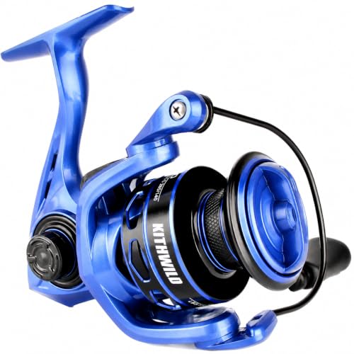 Fishing Reel for Freshwater Bass - LF2000 Blue 2000/3000 Size, 5.2:1 Gear Ratio