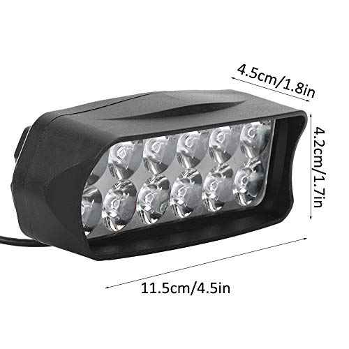 Universal High Brightness 12V-80V Electric Motorcycle LED Light Headlights, Waterproof Electro-Tricycle LED Light Tricycle Conversion Lamp Electric Bike Lights