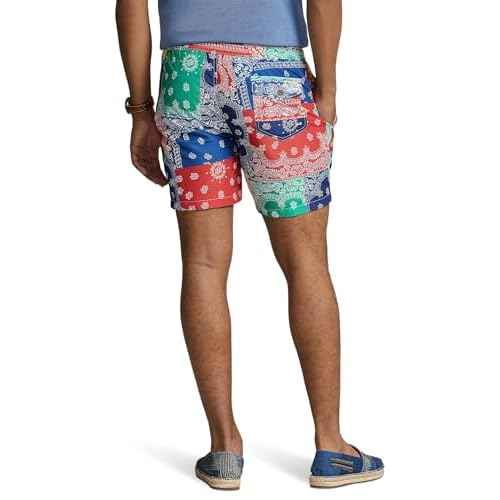 POLO RALPH LAUREN Men's Solid Traveler Swim Shorts