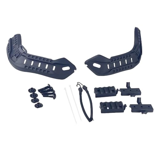 Airsoft Helmet Rail Set Accessories for MICH PASGT Helmet - Black, One Size