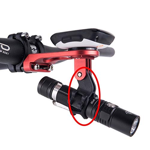 HOUSON 4pcs Flashlight Mount Holder, Bicycle Torch Holder Bracket Universal Bike Handlebar Flashlight Holder