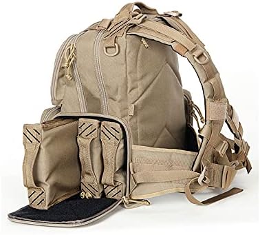 G.P.S. Tactical Range Backpack, Black, Large