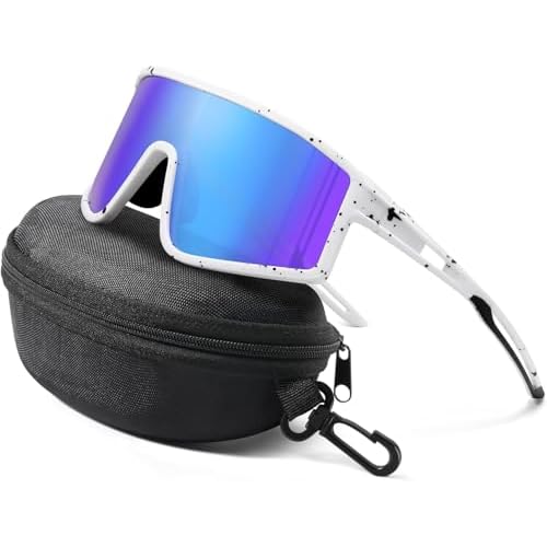 Sports Baseball Cycling Sunglasses for Men: Polarized Sunglasses for Women Youth UV400 Protection Running
