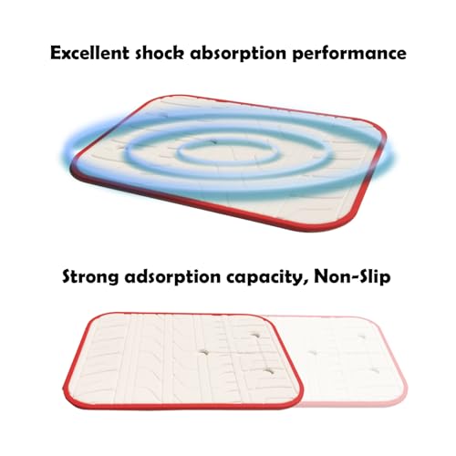 Car Scratch Protector for Trunk Bike Rack - White, 6pcs Non-Slip Pads
