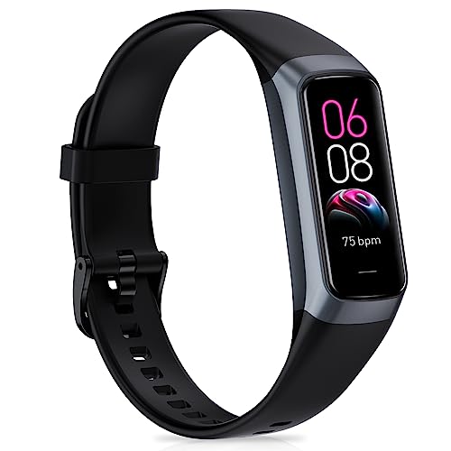 Moremore Black Fitness Tracker with Heart Rate, Blood Pressure & Sleep Monitoring