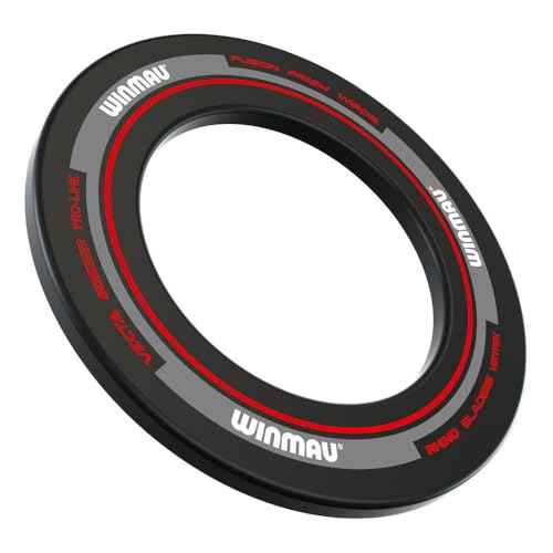 Winmau Dart Board Surround Ring - Advance Black, Red, White and Green Dartboard Surrounds - Backboard Wall Protector