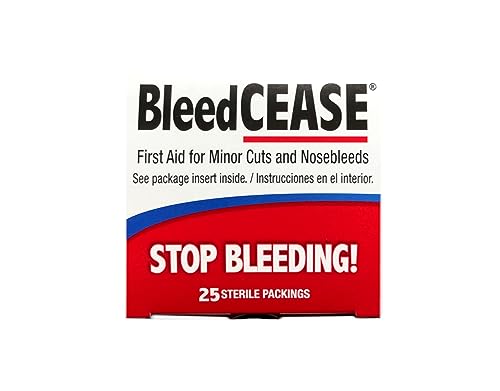 Stop Bleeding Hemostatic Polymer Nasal Packing 25 Count Pack