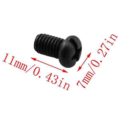 LQ Industrial Bike Cable Guide 2PCS Black Anti Friction Road Bikes Frame Housing Bike Bottom Bracket with Screws Cable Guide Line Tube Housing Bicycle Accessories YF007-3 Bike Cable Holder