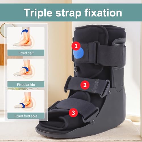 Medium Orthopedic Walking Boot Air Cam Walker Fracture Support Post-Surgery Recovery