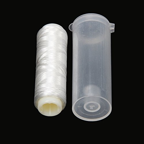 Elastic Fishing Bait Line 656FT Spool 0.2mm Stretchy Invisible Sea Fishing Line for Bait Attachment - 10pcs