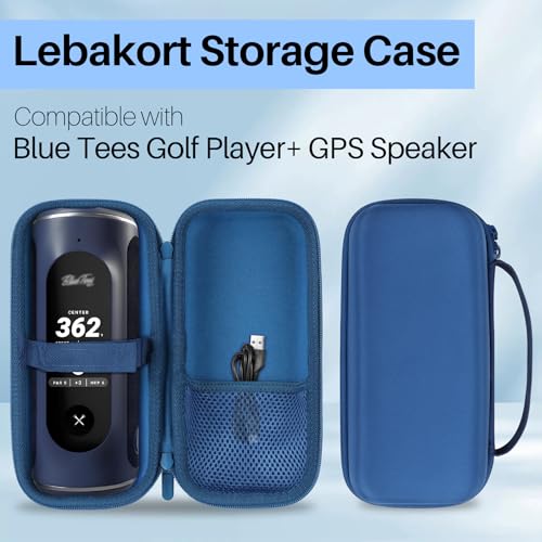 Lebakort Hard Case for Blue Tees Golf Player+ GPS & Pro Speaker Navy Variation