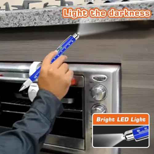 Fathers Day Dad Gifts for Husband from Wife, Tool Presents for boyfriend Men, 9 in 1 Multi Tool Pen, Fathers Day Birthday Christmas Stocking Stuffers for Men Grandpa Him