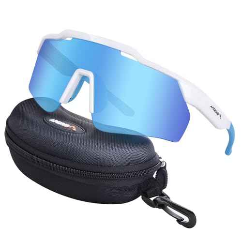 APEXUP Sports Polarized Sunglasses for Men Women, UV400 Protection Men's Sunglasses for Cycling, Fishing