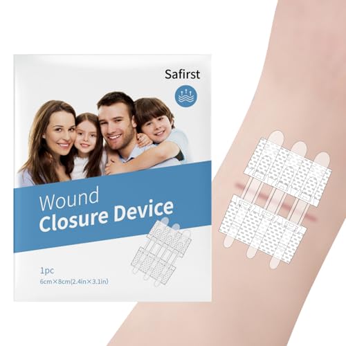 Wound Closure Strips Zip Stitch Sutures Butterfly Bandages Kit 6x8cm Emergency Laceration