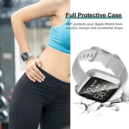 12 Pack Fitbit Versa 2 Screen Protector Case with Soft TPU Cover - Precise Fit