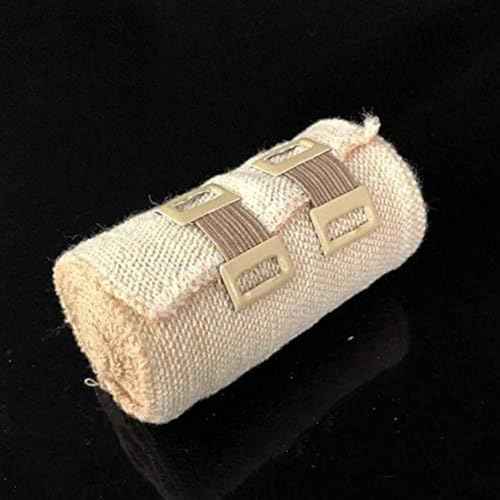 10Pcs Brown Elastic Bandage Clips Adhesive Bandages Bandage Wrap Clips Stretch Metal Clips, Replaceable Wrap Clips for Various Types Bandages and Bandaging Supplies