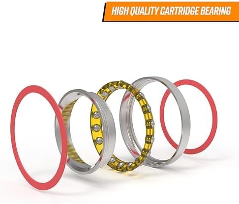 FUNN Downhill Lower Headset, Angular Contact Bearings Lower Steering Set for Mountain Bike, Mountain Bike, BMX Bike, Road Bike and Gravel Bike