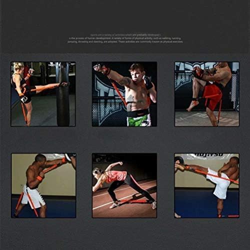 Exercise Boxing Resistance Bands Leg Strength Training Home Workout Equipment Bounce, Explosive Power Training for MMA, Bounce,etc Indoor and Outdoor Fitness Training, Set of 12