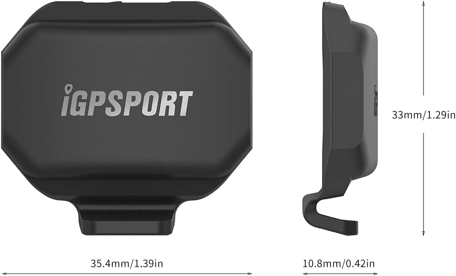 iGPSPORT Speed Sensor or Cadence Sensor for iPhone Android Bike Computer SmartWatch Compatible with ANT+ and Bluebooth