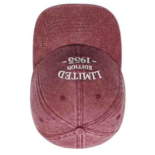 70th Birthday Gifts for Men Women, Happy 70th Birthday Decorations - Adjustable Embroidered Baseball Caps