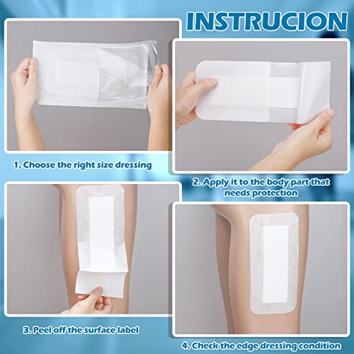 15 Pcs 4x8 Inch Adhesive Border Protective Covers with Soft Center