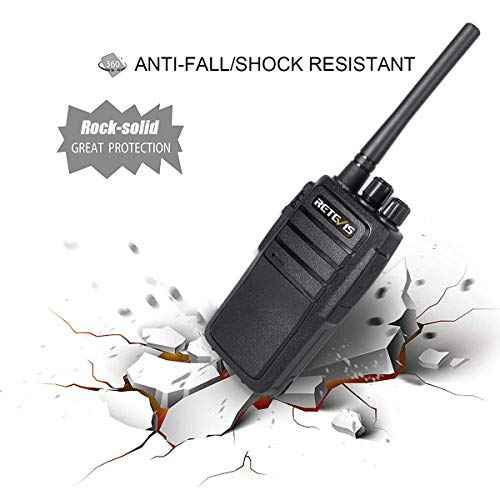 Retevis RT21 Walkie Talkies for Adults, 2 Way Radio Long Range, Two Way Radio Rechargeable, Handheld Radio, Portable, FRS, Durable, Heavy Duty, for Business(4 Pack)