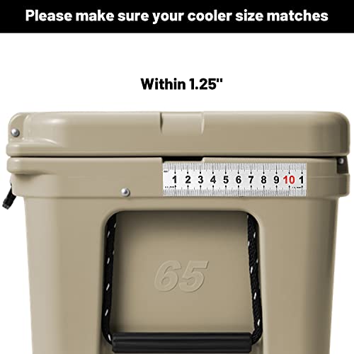 Cooler Lock Bracket, 2 Pack, Compatible with Yeti/RTIC Coolers, Tie Down Kit Made of Premium Stainless Steel