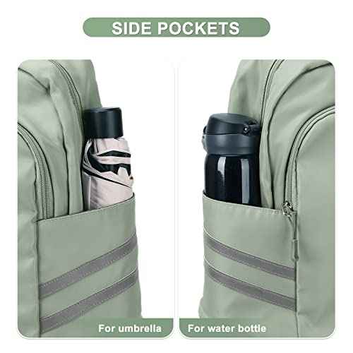 coofay Gym Backpack For Women Waterproof Sports Backpack With Shoe Compartment Lightweight Travel Backpacks Small Gym Bag Dance Volleyball Backpacks