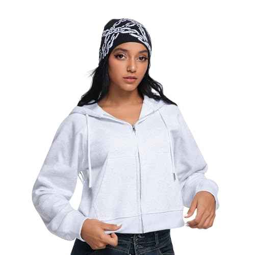 Y2K Beanie Hat for Men & Women Trendy Soft Stretchable Winter Cap, Chain Design Cold Knit Weather Accessory - Black