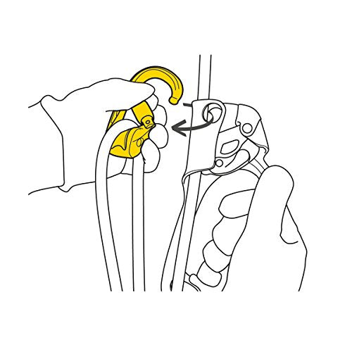 Petzl ROLLCLIP Z Pulley Screwlock Carabiner