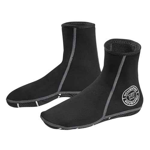 SCUBAPRO Hybrid Sock, 2.5mm, Black, XS/S