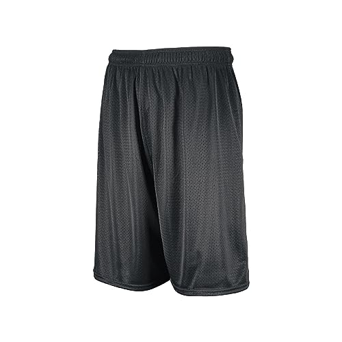 Russell Athletic Big Boys' Youth Mesh Shorts - Medium Black