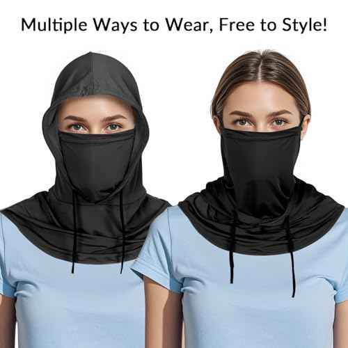 Cooling Balaclava Mask,Sun UV Protection Hood,Breathable Full Head Mask for Men Women Fishing Running Outdoor