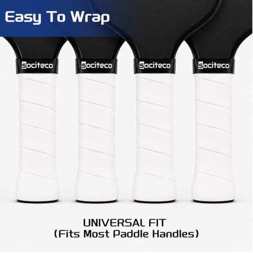 Pickleball Overgrip Tacky Grip Tape 12-Pack - Colorwave Variation
