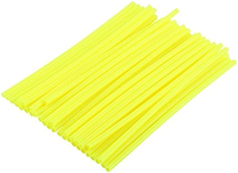 36 pcs Wheel Rim Spoke Covers, Keenso Motocross Rims Off Road Guard Wraps Kit Motorcycle Covers Wrap Decor Protector For Universal Motocross Dirt Bike(Green)