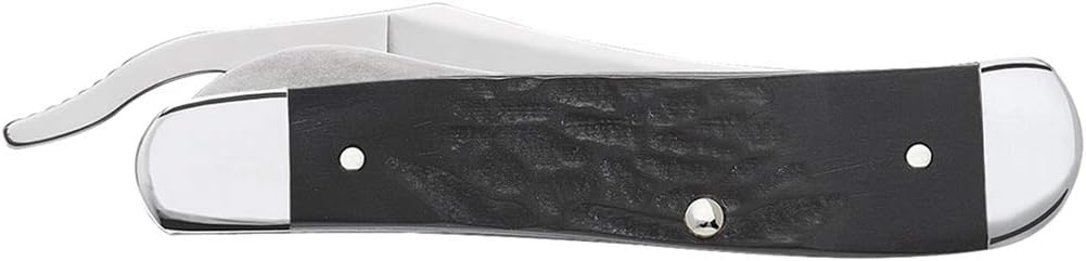 Case WR XX Pocket Knife Burnt 6.5 Bonestag Russlock Item #65303 - (6.51953L SS) - Length Closed: 4 1/4 Inches