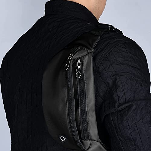 Water-Resistant Sport Waist Pack Bag for Men and Women 3-Pack - Black, Grey, Royal Blue