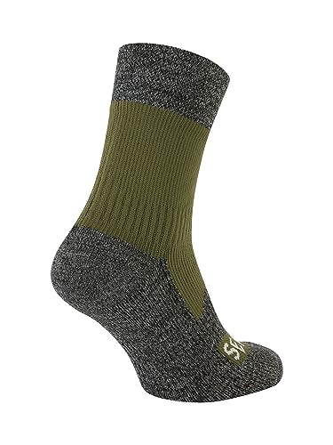 Waterproof Ankle Socks - Medium Olive - All Weather Outdoor Performance