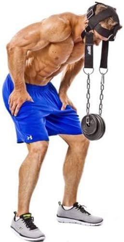 Adjustable Head Harness for Strength Training - Schiek Sports Model 1500-H, Black