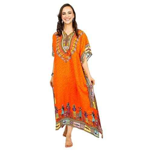 Kaftan Dress Plus Size Polyester Long Maxi Beach Cover Ups Caftan Loungewear House Dresses for Women