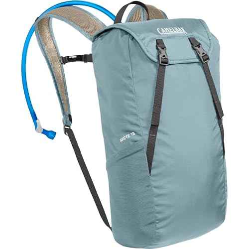 CamelBak Arete 18 Hydration Backpack for Hiking, 50oz, Stone Blue