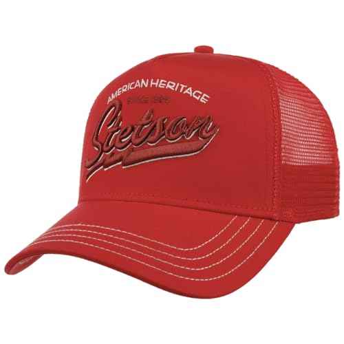 Stetson Since 1865 Trucker Cap Men red One Size