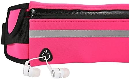 Running Belt Waist Pack - Water Resistant Runners Belt Fanny Pack for Hiking Fitness – Adjustable Running Pouch for Phones iPhone Android