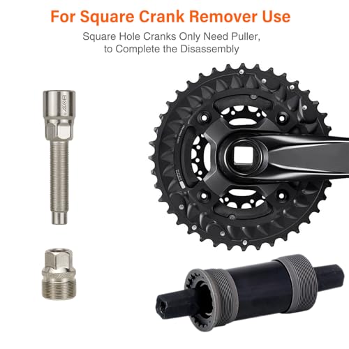Bike Crank Arm Puller and Bottom Bracket Removal Tool Set - Crank Puller Tool